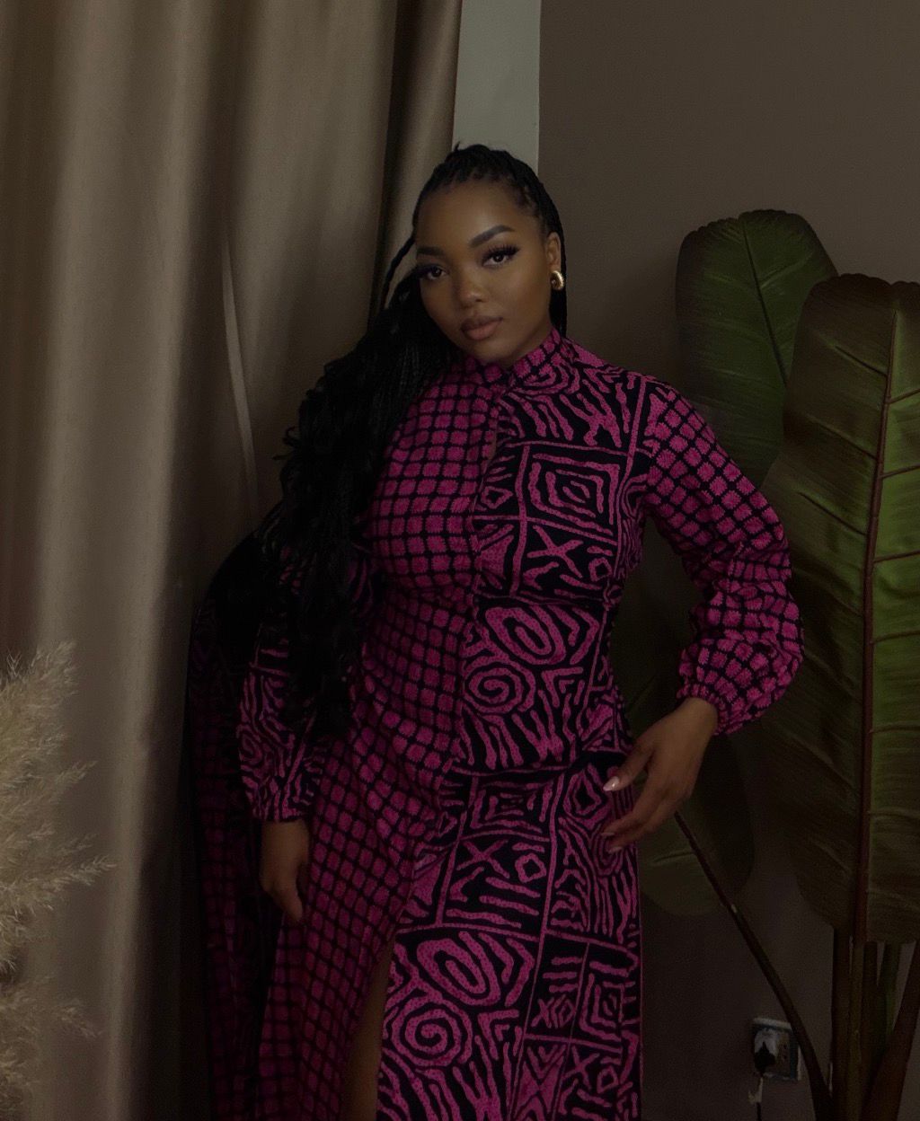 Robe Ankara Violet