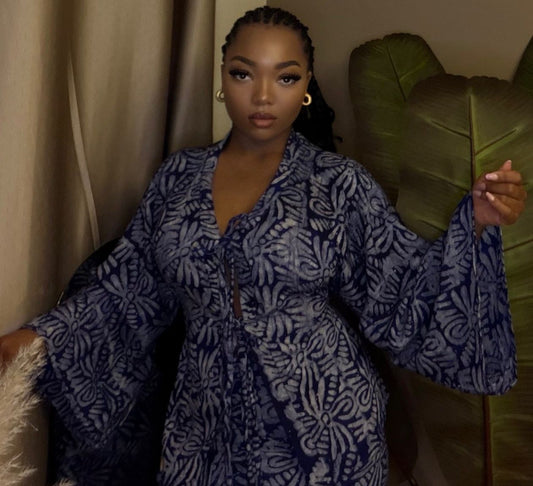 Ensemble Jupe Naila Bleu